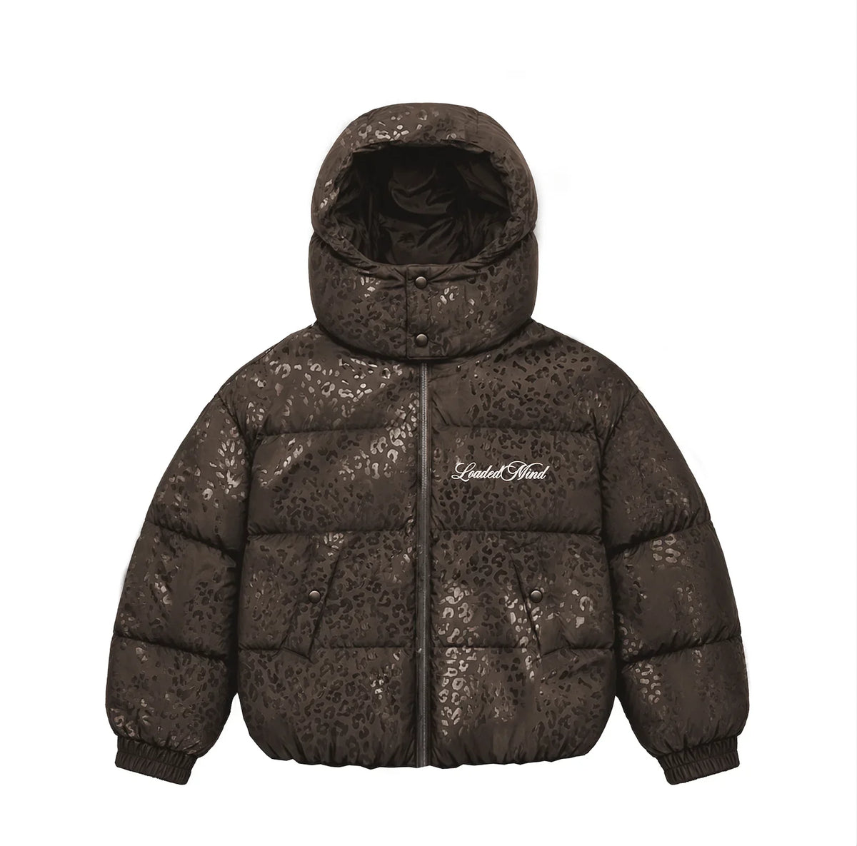 Men’s Thick Cotton-Blend Zip-Up Winter Coat