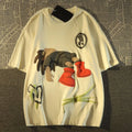 Camiseta de manga corta para hombre con estampado gráfico Y2K