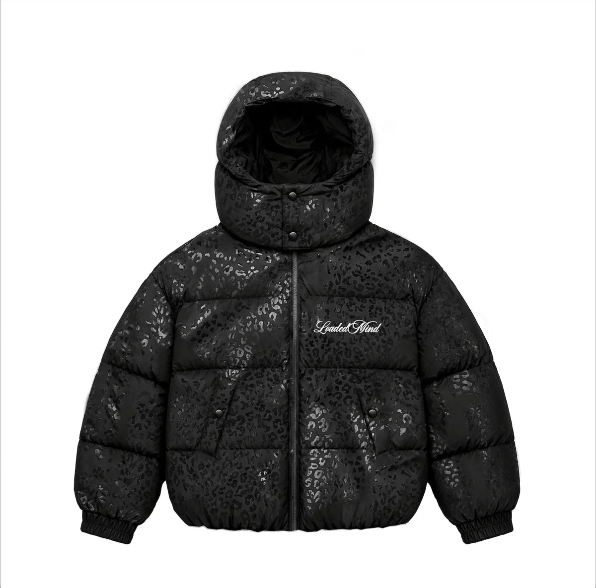 Men’s Thick Cotton-Blend Zip-Up Winter Coat