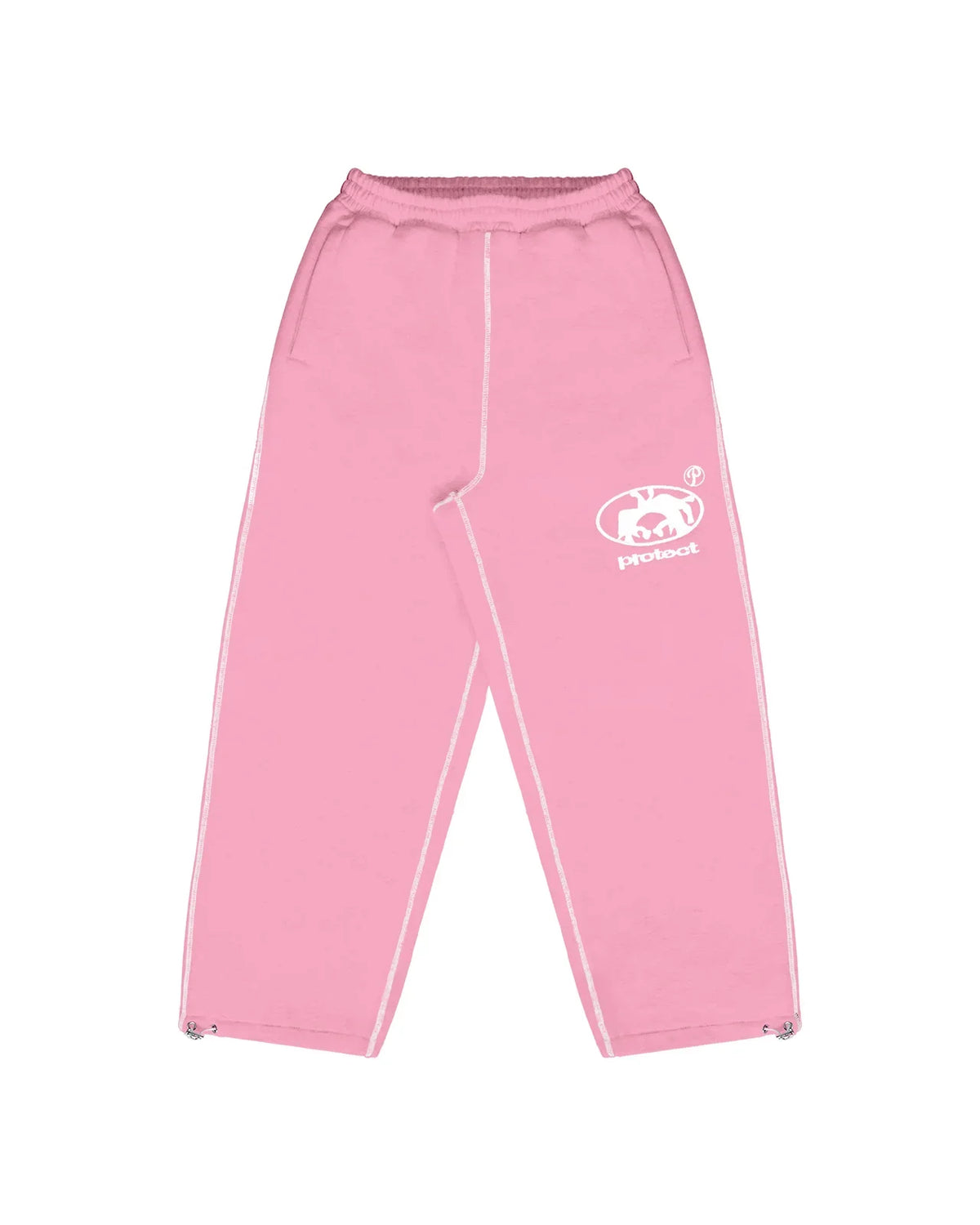 Men’s Embroidered Y2K Wide-Leg Jogger Pants