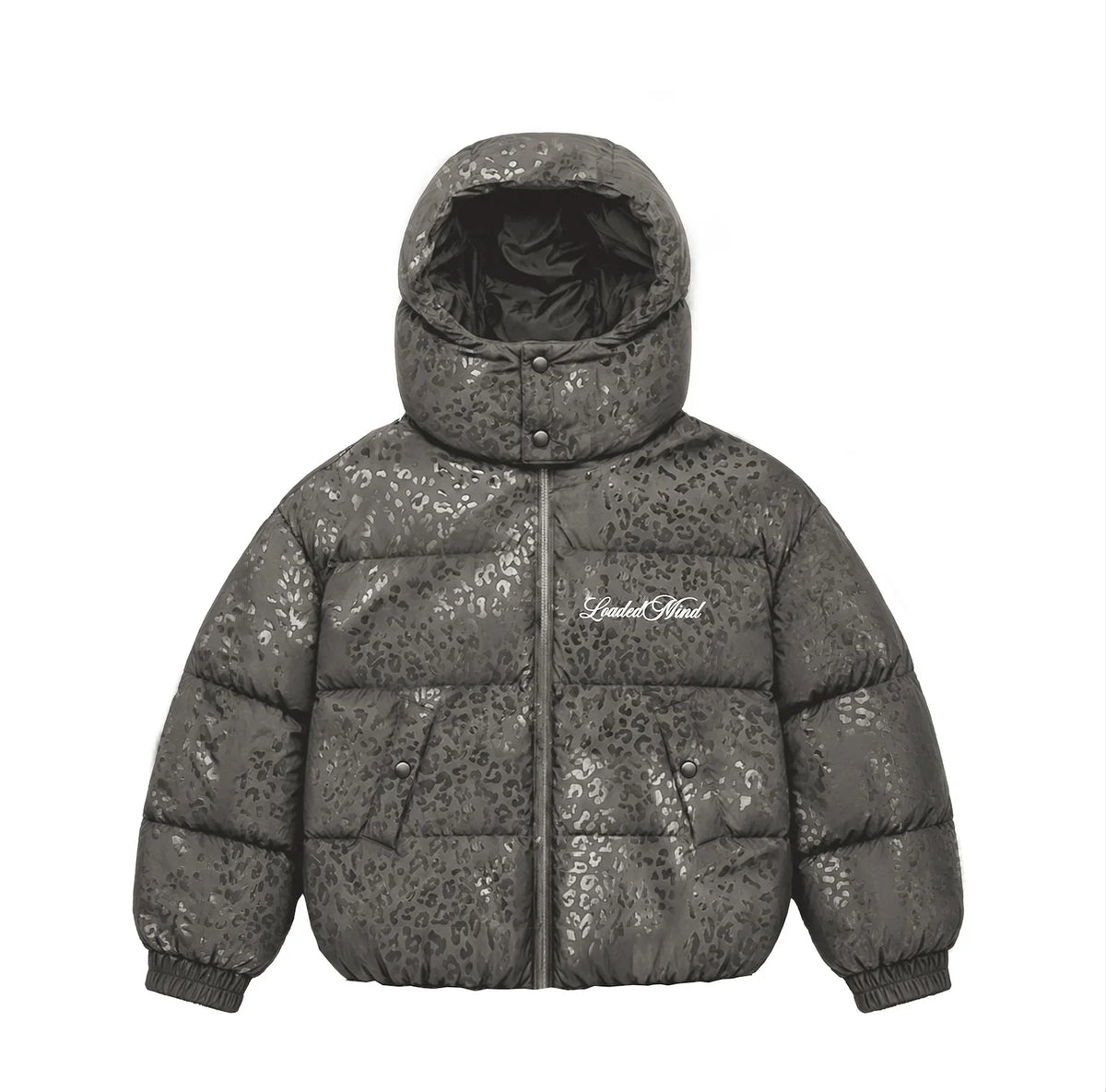Men’s Thick Cotton-Blend Zip-Up Winter Coat